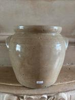 Franse grijze pot carlotte antiek en brocante, Ophalen of Verzenden