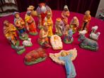 20 dlg. Kerstgroep 18 cm. 50er jaren., Diversen, Kerst, Ophalen of Verzenden, Gebruikt