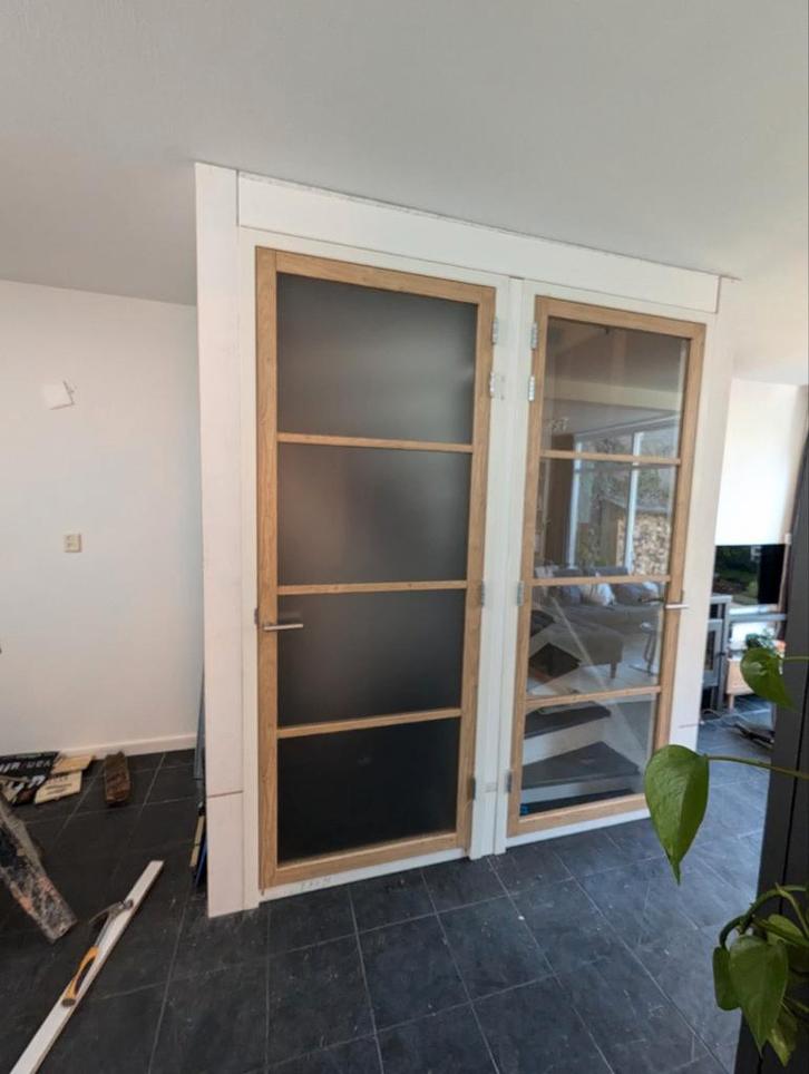 2 Nieuwe Svedex Binnendeuren - Glas, Doe-het-zelf en Verbouw, Deuren en Horren, Nieuw, Binnendeur, 215 cm of meer, Glas, Ophalen of Verzenden