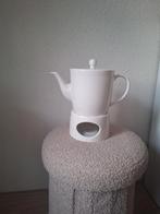 Roomwitte  theepot met warmhouder PickWick, Ophalen, Zo goed als nieuw