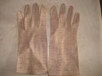 Vintage leren handschoenen maat 7, Kleding | Dames, Mutsen, Sjaals en Handschoenen, Verzenden, Gedragen, Maat 38/40 (M), Handschoenen