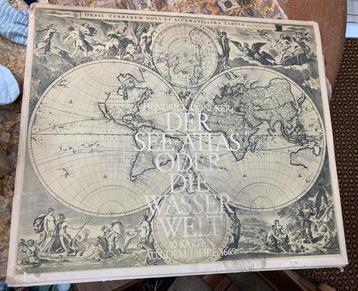 Wereldkaarten zee-atlas waterwereld nicolao Visscher 1669 beschikbaar voor biedingen