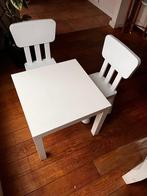 IKEA Lack tafel en Mammoet stoelen wit, Kinderen en Baby's, Kinderkamer | Tafels en Stoelen, Gebruikt, Tafel(s) en Stoel(en), Ophalen