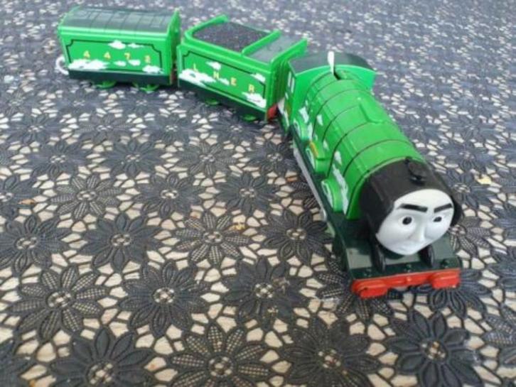 thomas de trein Trackmaster Flying Scottsman, Kinderen en Baby's, Speelgoed | Thomas de Trein, Zo goed als nieuw, Ophalen of Verzenden