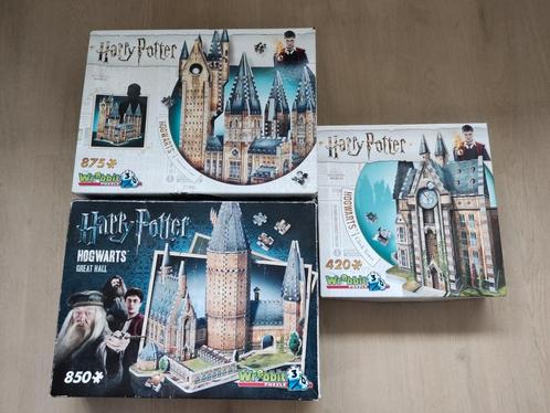 Complete 3d puzzel collectie Harry Potter Wrebbit Puzz3D, Hobby en Vrije tijd, Denksport en Puzzels, Zo goed als nieuw, Rubik's of 3D-puzzel
