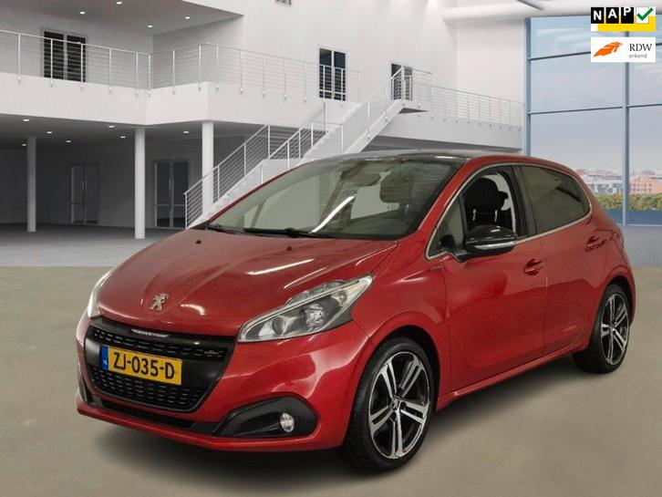 Peugeot 208 1.2 PureTech GT-Line|BJ2019|PANO|NAVI|PSENSOR|HA, Auto's, Peugeot, Bedrijf, Te koop, ABS, Airbags, Airconditioning