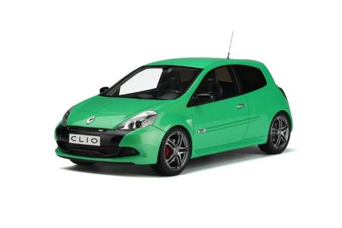 Renault Clio 3 RS 2.0 16V Alien Groen 2011 Ottomobile OT900, Hobby en Vrije tijd, Modelauto's | 1:18, Nieuw, OttOMobile, Verzenden