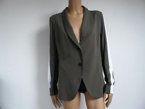 PENN INK blazer travelstof leger groen maat 40 zga NIEUW, Kleding | Dames, Jasjes, Kostuums en Pakken, Zo goed als nieuw, Jasje