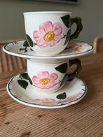 Twee Villeroy & Boch Wild Rose Koffiekopjes, Ophalen of Verzenden, Zo goed als nieuw, Overige stijlen, Kop(pen) en/of Schotel(s)