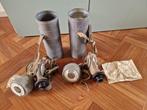 Twee Gasmaskers met Bus en gebruiksaanwijzing 1939 WOII, Verzamelen, Militaria | Tweede Wereldoorlog, Ophalen of Verzenden, Landmacht