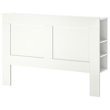 Brimnes hoofdbord Ikea bed 140 wit - afbeelding 3