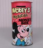 Mickey's musical Money Box Green Monk vintage spaarpot, Ophalen of Verzenden, Mickey Mouse, Gebruikt, Overige typen
