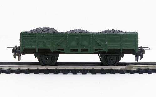 Trix express 3413 Linz groen met kolenlading, Hobby en Vrije tijd, Modeltreinen | H0, Gebruikt, Wagon, Gelijkstroom of Wisselstroom