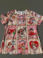 Shirt met vintage Valentijnsprint maat XXL, Maat 46/48 (XL) of groter, Ophalen of Verzenden, Zo goed als nieuw, Korte mouw