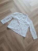 Witte blouse met rode hartjes, Ophalen of Verzenden, Nieuw, Maat 38/40 (M), Wit