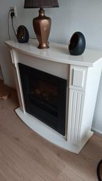 Elektrische haard met schouw, Ophalen of Verzenden, Zo goed als nieuw, Vrijstaande haard, Elektrische haard