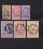 België 1894-1896 OBP 68-73 gestempeld, Ophalen, Gestempeld, Gestempeld