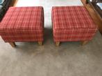 Hocker stof 2 stuks - NIEUW, Ophalen, Minder dan 50 cm, Vierkant, Nieuw