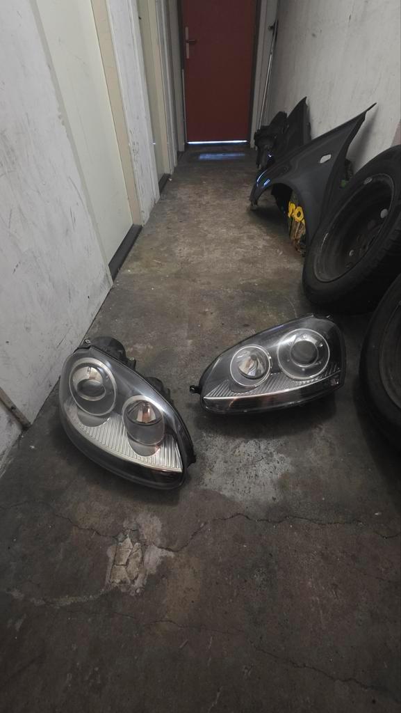 Golf 5 gti xenon look koplampen met werk, Auto-onderdelen, Verlichting, Volkswagen, Gebruikt, Ophalen of Verzenden
