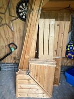 Houten IKEA stellingkast onderdelen, Ophalen, Gebruikt