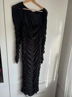 Elegant black long dress - curvy goth EU46 as good as new, Ophalen of Verzenden, Asos, Zo goed als nieuw, Maat 46/48 (XL) of groter