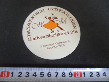sticker Oudenbosch Danscentrum Uytdewilligen v. d. Bilt  beschikbaar voor biedingen