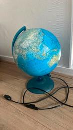 Wereldbol lamp, Ophalen of Verzenden, Verlicht, Gebruikt