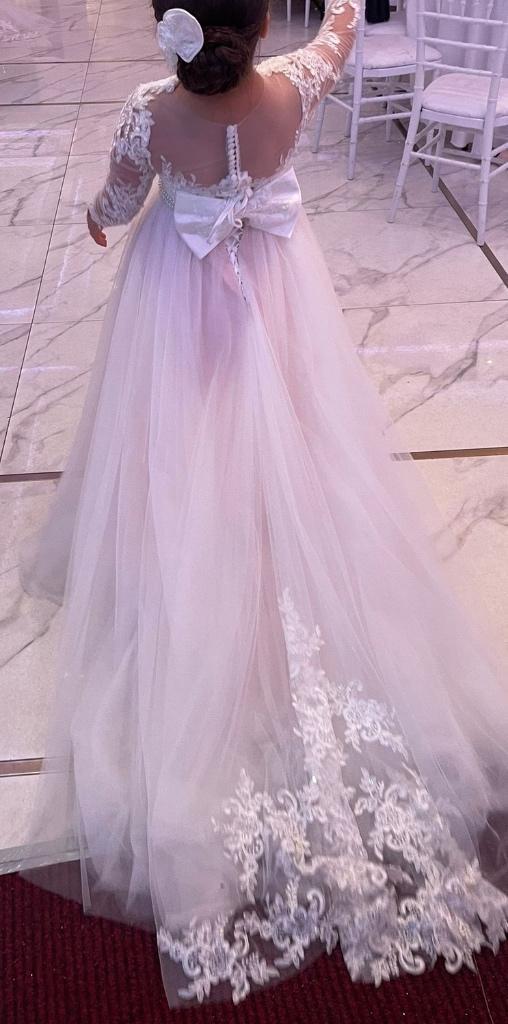 Bruidsmeisjes jurken, Kinderen en Baby's, Kinderkleding | Maat 128, Zo goed als nieuw, Meisje, Jurk of Rok, Ophalen