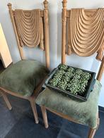 Twee prachtige blank houten stoelen, Ophalen