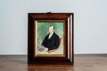 Antiek portret van een Engelse gentleman beschikbaar voor biedingen