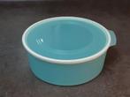 Tupperware koektrommel / voorraad trommel 1,5 ltr turquoise, Huis en Inrichting, Keuken | Tupperware, Ophalen of Verzenden, Schaal