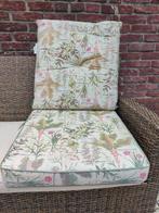 Tuinstoel kussens met bloemenprint zo goed als nieuw, Ophalen, Zo goed als nieuw