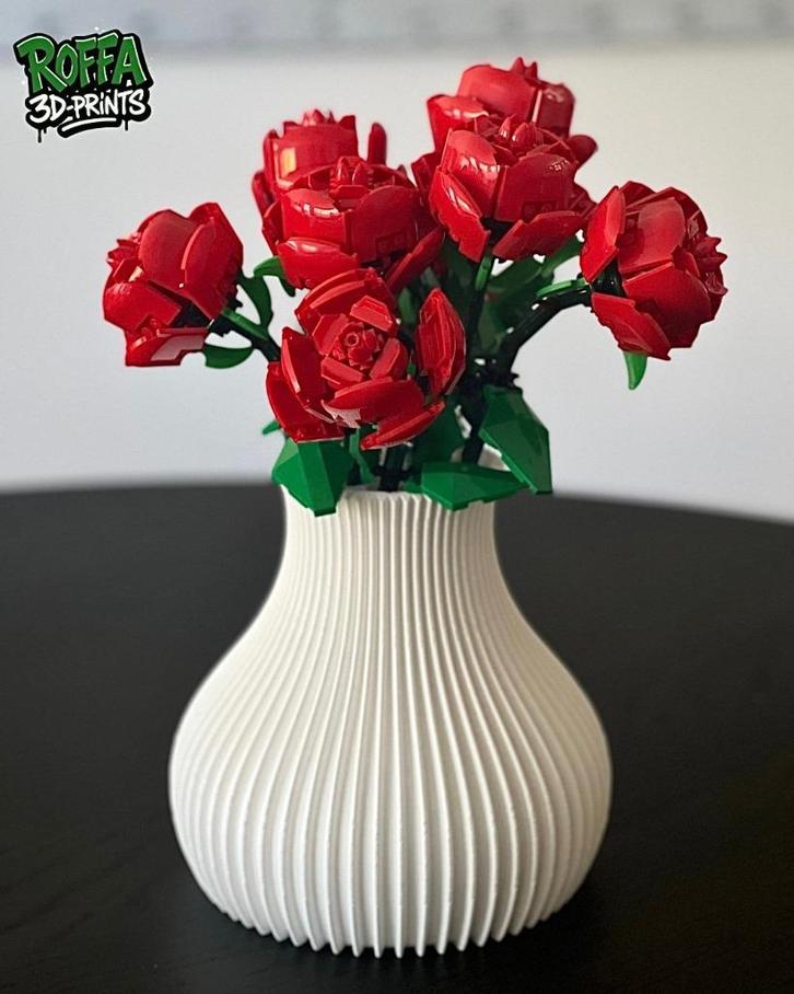 Vaas voor LEGO Bloemen Sets, Huis en Inrichting, Woonaccessoires | Vazen, Nieuw, Overige kleuren, Minder dan 50 cm, Kunststof