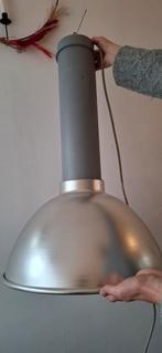 Vintage industriële lamp, Gebruikt, Ophalen of Verzenden, Metaal, Minder dan 50 cm