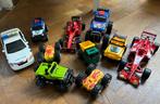 10 speelgoedauto’s: raceauto politieauto politie terreinauto, Kinderen en Baby's, Speelgoed | Speelgoedvoertuigen, Gebruikt, Ophalen of Verzenden