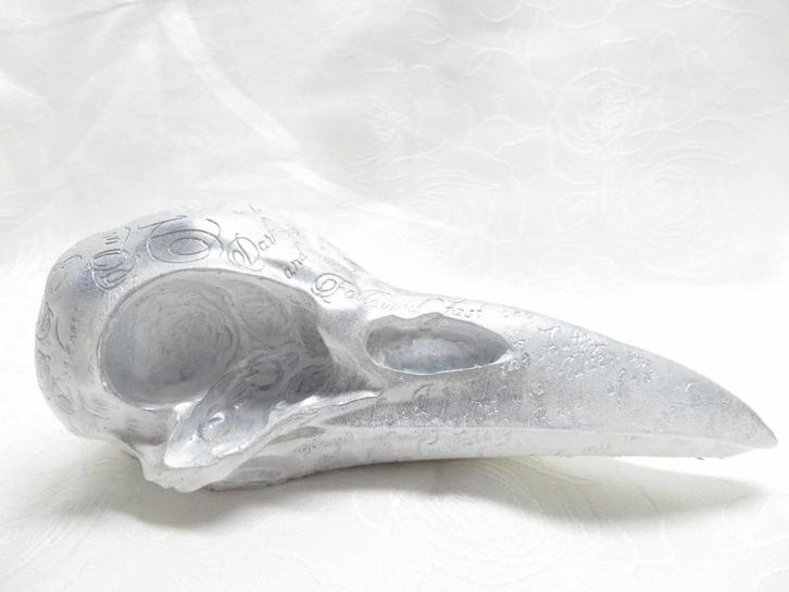 orgoniet ravenschedel spiritkwarts, Verzamelen, Mineralen en Fossielen, Ophalen of Verzenden