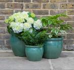 Grote Keramische Pot D=38cm H=31cm - 1 stuck, Ophalen, Rond, Tuin, Zo goed als nieuw
