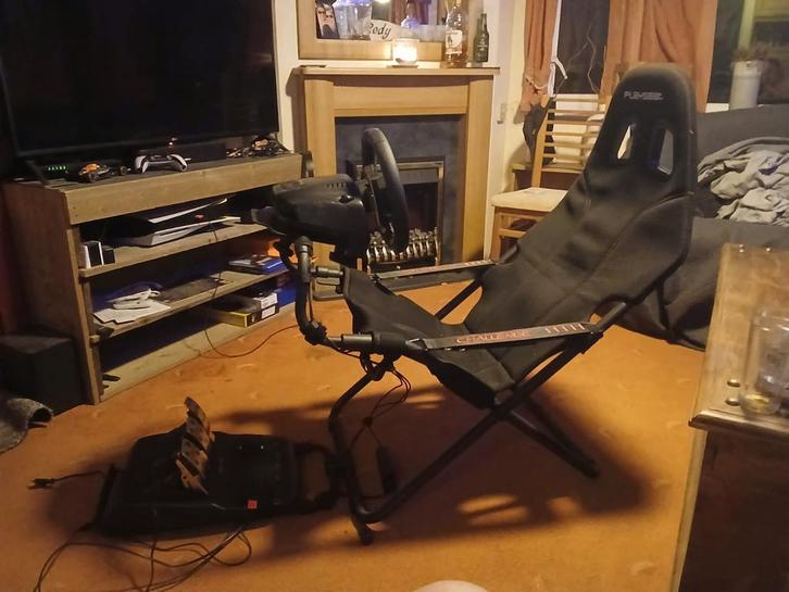 Logitech G29 stuur met Playseat - Playstation, Spelcomputers en Games, Spelcomputers | Overige, Zo goed als nieuw, Ophalen