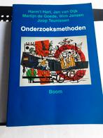 Onderzoeksmethoden - Harm't Hart e.a., Gamma, Nieuw, Harm't Hart, Jan van Dijk, Martijn de Goede, Wim Jansen, HBO