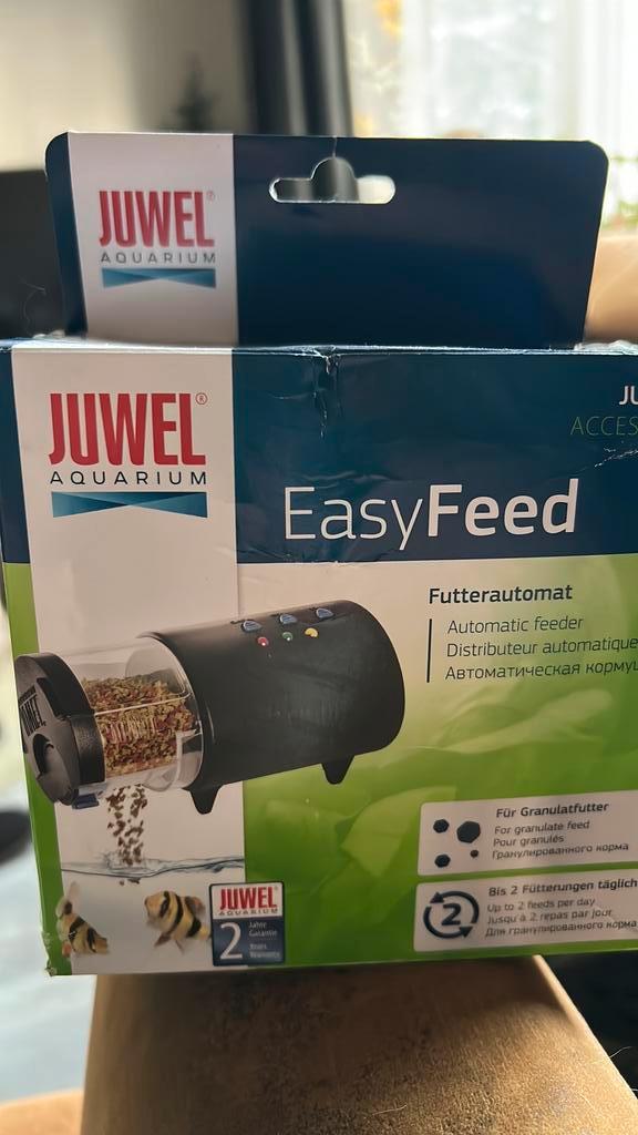 Juwel voederautomaat easyfeed, Dieren en Toebehoren, Vissen | Aquaria en Toebehoren, Zo goed als nieuw, Leeg aquarium, Ophalen of Verzenden