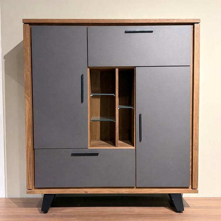 Highboard Cubo Henders en Hazel, Huis en Inrichting, Kasten | Wandmeubels, Nieuw, 100 tot 150 cm, Minder dan 150 cm, 25 tot 50 cm