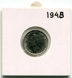 25 cent 1948  Wilhelmina, Postzegels en Munten, Munten | Nederland, Ophalen of Verzenden, Koningin Wilhelmina, 25 cent, Losse munt