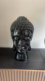 Groot Boeddha-hoofd – zwart kunststof, ., Nieuw, Ophalen of Verzenden, .