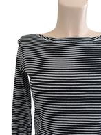 Closed shirt lange mouw zwart wit S, Zwart, Ophalen of Verzenden, Zo goed als nieuw, Lange mouw