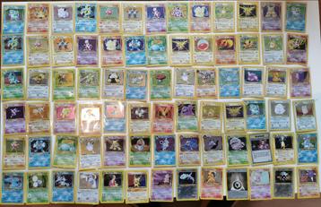 Pokémon kaarten los, Base, Neo tm EX serie, zie beschrijving