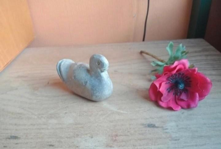 Beeldje eend, Verzamelen, Beelden en Beeldjes, Gebruikt, Dier, Ophalen of Verzenden