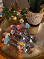 Blond Amsterdam Gebaksvorkjes, Huis en Inrichting, Ophalen of Verzenden, Gebruikt, Rvs of Chroom, Los bestek