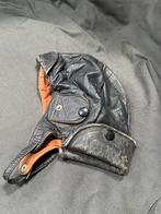 Vintage Leren Pilotenmuts, Ophalen, Gedragen, One size fits all, Hoed