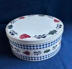 Boerenbont koektrommel, Huis en Inrichting, Ophalen of Verzenden, Aardewerk, Boerenbont, Schaal of Schalen