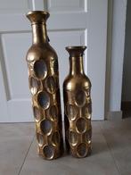Goud kleurigevazen, Ophalen of Verzenden, Overige kleuren, Overige materialen, 50 tot 75 cm